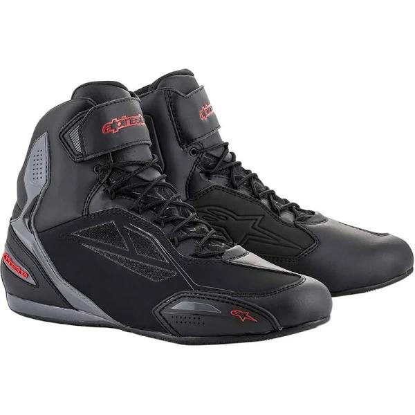 Alpinestars Faster-3 Drystar Shoes - Black/Gray/Red - 7