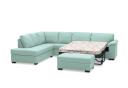 Rumpus - Fabric Corner Suite Left-Hand Facing Chaise with Sofa Bed by Amart Furniture