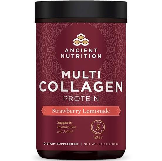 Ancient Nutrition - Multi Collagen Protein Powder, Strawberry Lemonade