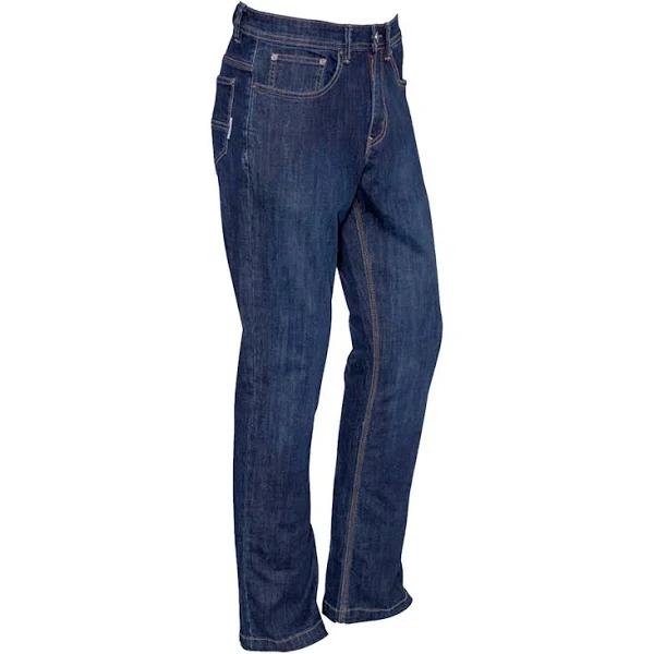 Syzmik Mens Stretch Denim Work Jeans ZP507 Blue Denim / 72