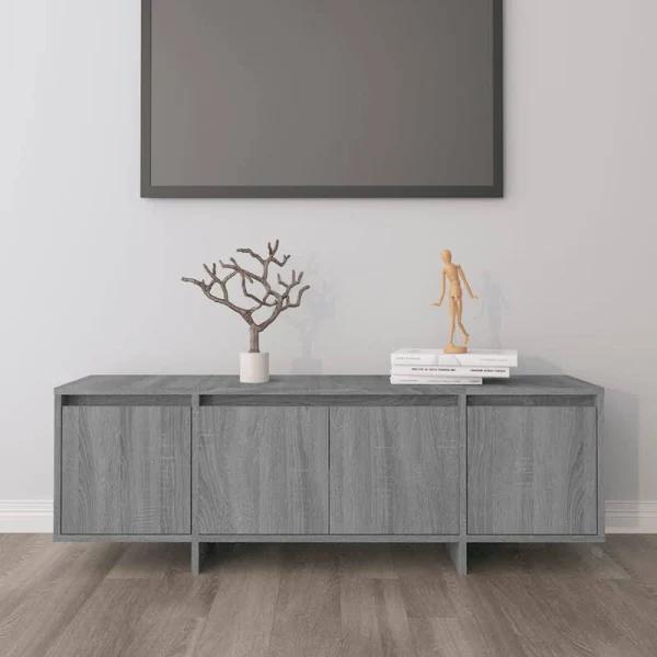 vidaXL TV Cabinet Grey Sonoma 120x30x40.5 cm Engineered Wood