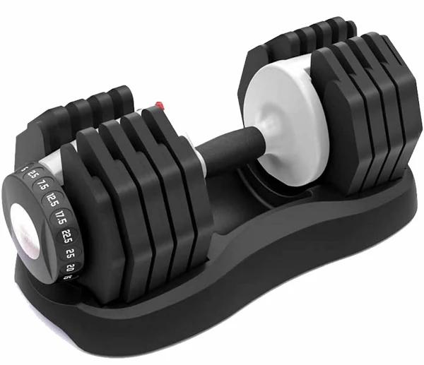 ATIVAFIT 25kg Adjustable Dumbbell Weights Home Gym Fitness Hand