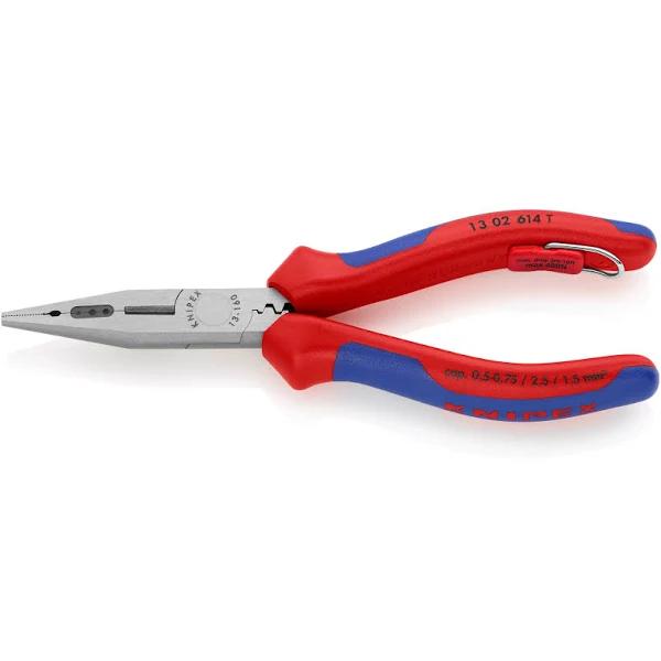 Knipex 1302614TBKA 6 1/4" 4 in 1 Electricians' Pliers with Tethered Attachment