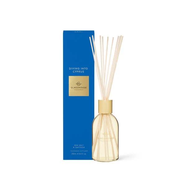 Glasshouse Fragrances Diving Into Cyprus Diffuser 250ml Diving Into Cyprus by Freedom