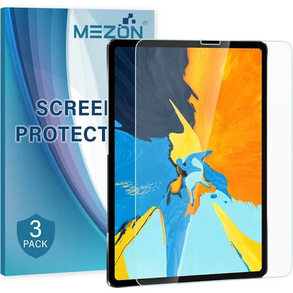 [3 Pack] MEZON Apple iPad Pro 11" 2018 Anti-Glare Matte Film Case and Pencil Friendly Screen Protector (iPad Pro 11", Matte)