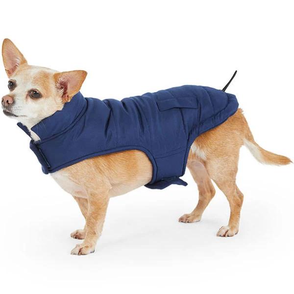 All Day Quilted Dog Jacket Navy S