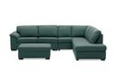 Rumpus Fabric Corner Suite Right-Hand Facing Chaise with Sofa Bed Green - Upholstered