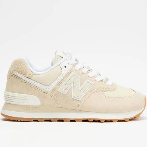 New Balance Women's 574 Sandstone/Angora - Size 5