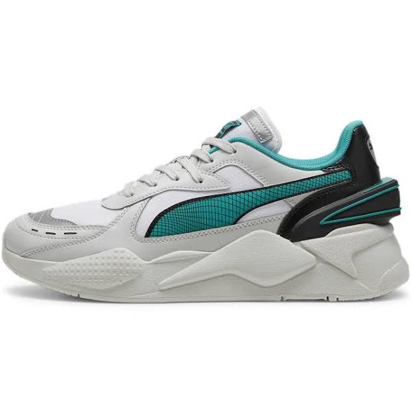 RS-X 40th Anniversary Unisex Sneakers in White/Feather Gray, Size 7.5, Synthetic by Puma