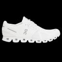 On Cloud 5 All White, Womens, Size: 9