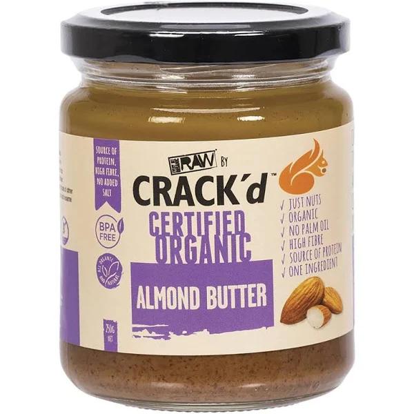 Every Bit Organic Raw Crack'd almond Butter - 250g