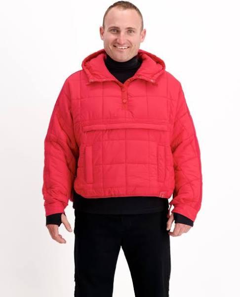 christina Stephens - Red Winter Coats - Elly Gender Neutral Puffer Jacket - Size One Size, S at The Iconic