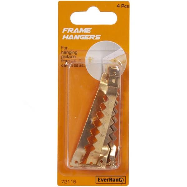 Everhang Brass Plated Frame Hangers - 4 Pack