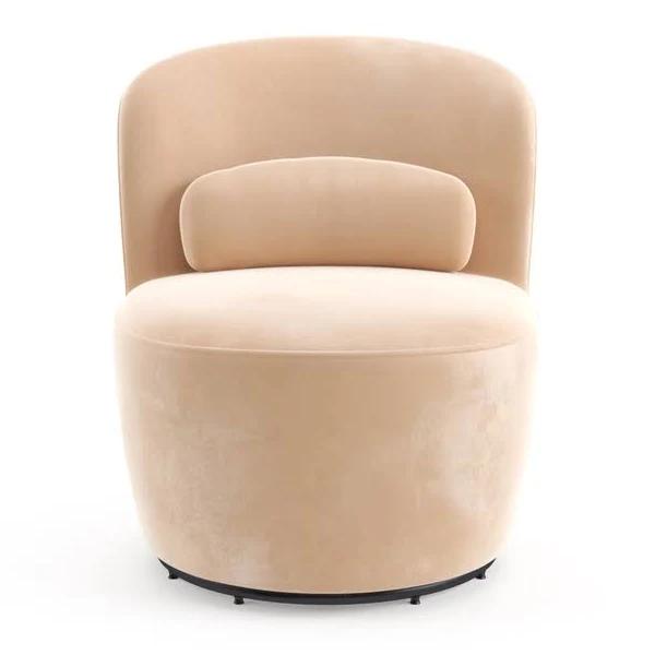 Brosa Ada Swivel Accent Chair (Almond Spice)