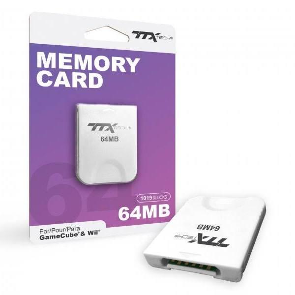 TTX Tech 64MB Memory Card For GameCube & Wii