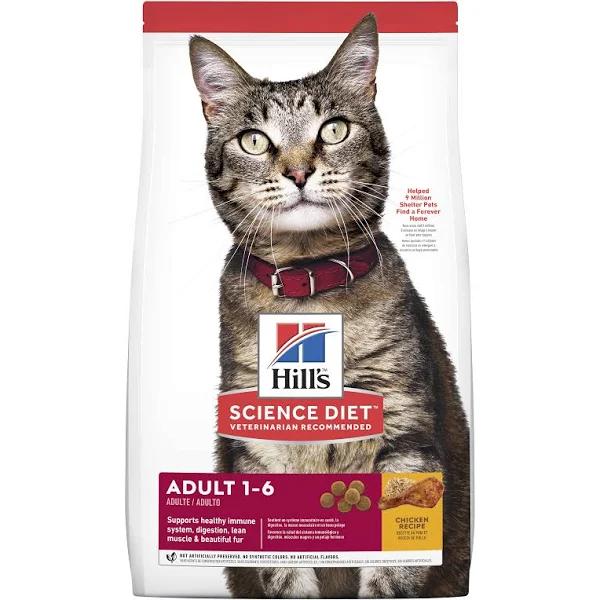 Hills Feline Science Diet Adult Dry Cat Food - 4kg