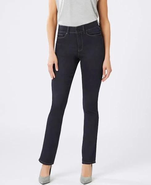 Tummy Trimmer Slim Straight Jeans Absolute Indigo - Dark Indigo - 18