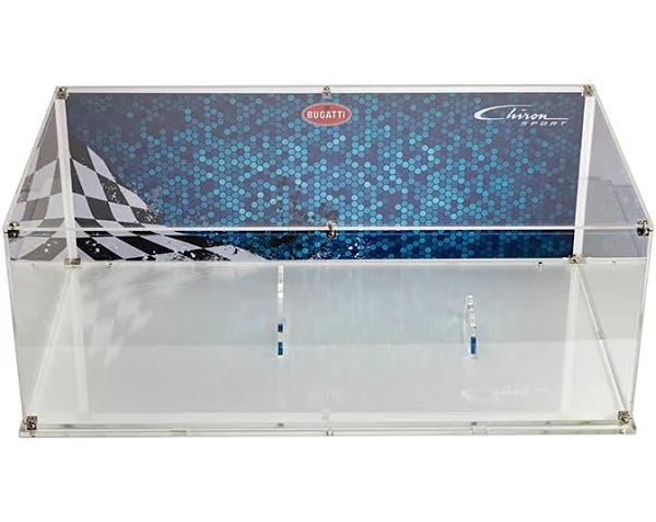 LEGO Technic 42083 Bugatti Chiron Display Case, White Base / With Background