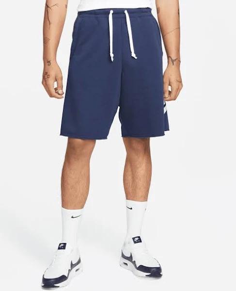 Nike Men's French Terry Alumni Shorts, Blue, L