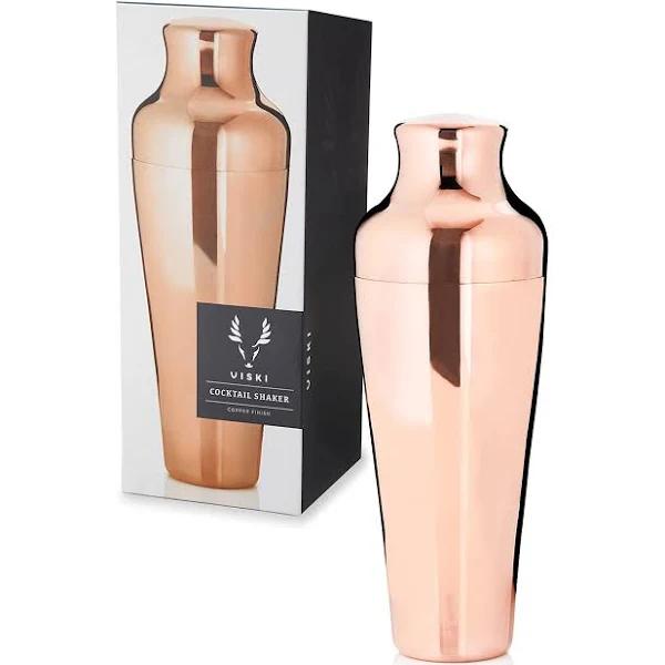 Viski Copper Parisian Cocktail Shaker