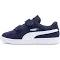 Smash V2 Suede Sneakers - Kids 4-8 Years in Peacoat/White, Size 12, Textile by Puma