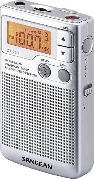 Sangean FM Stereo/AM Pocket Radio - DT250