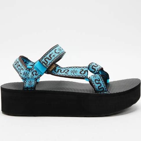 Teva - Women's Blue Sandals - Flatform Universal - Size One Size, 7 at The Iconic