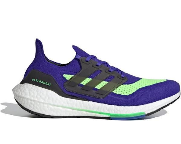 Adidas Ultra Boost 21 Sonic Ink Screaming Green