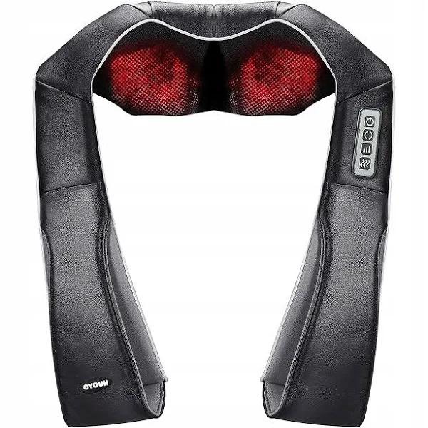 RENPHO Shiatsu Neck and Shoulder Back Massager With Heat, Electric