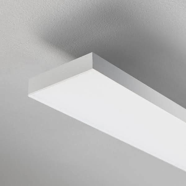 Yuma LED Long Dimmable CCT Flush Mount in White