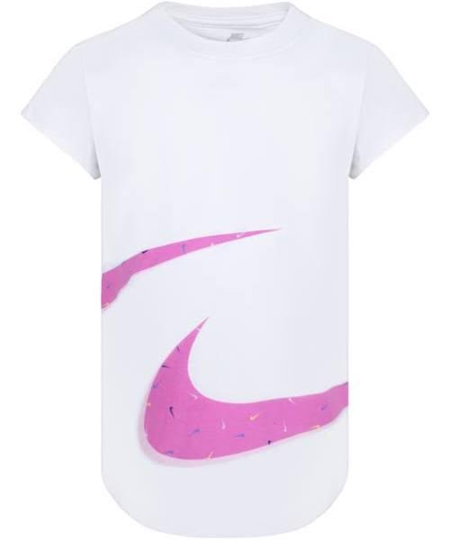 Nike Swooshfetti Logo Tee in White 7