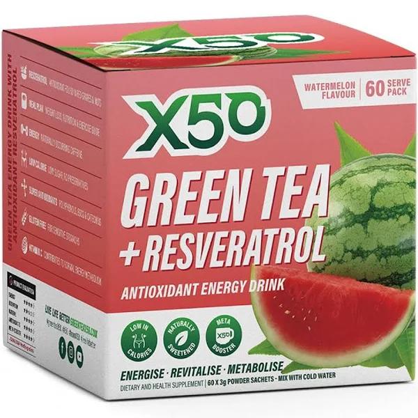 Green Tea X50 - 60 Serves Watermelon