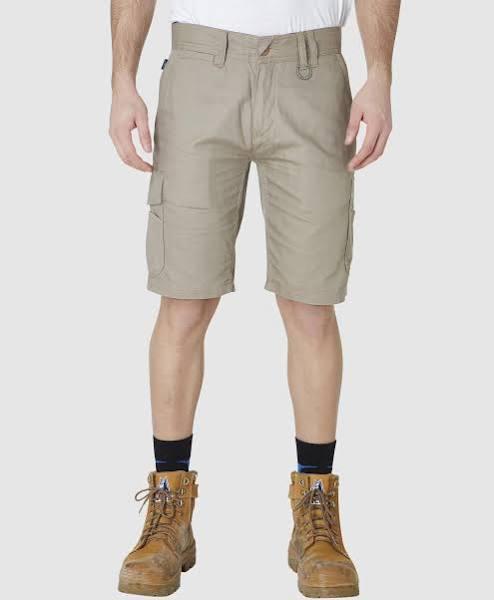 Elwood Workwear Mens Utility Short (Stone, Men's 32)