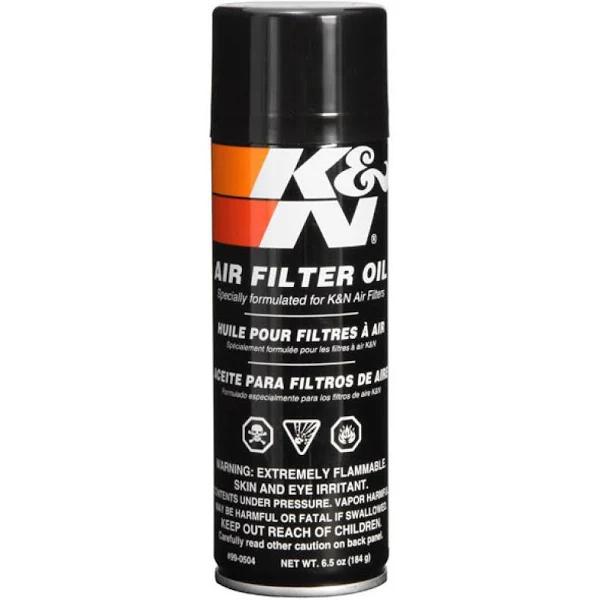 K&N 99-0504 Air Filter Oil 6.5oz Aerosol