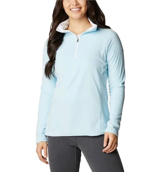 Columbia Women's Glacial Half Zip Spring Blue-Large