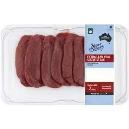 Woolworths Heart Smart Veal Schnitzel 290g - 500g