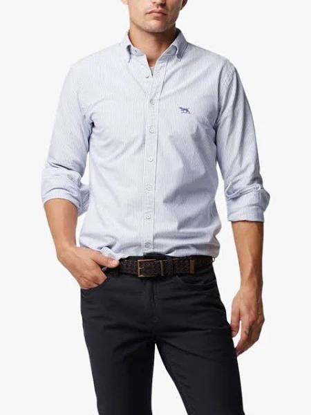 Rodd & Gunn South Island Oxford Sports Fit Shirt Royal