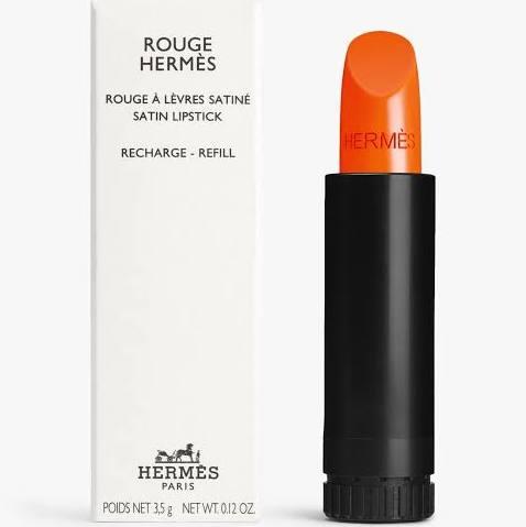 Hermes Rouge Hermès Satin Lipstick Refill 33 Orange Boite