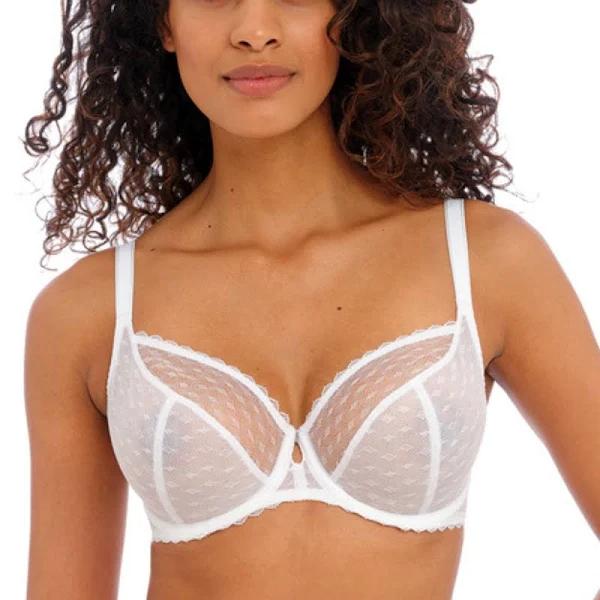 Freya Signature Underwire Plunge Bra AA400502 White