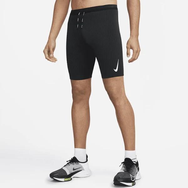 Nike Dri-FIT ADV Aeroswift Men's 1/2-Length Racing Tights - 50% Recycled Polyester - Black