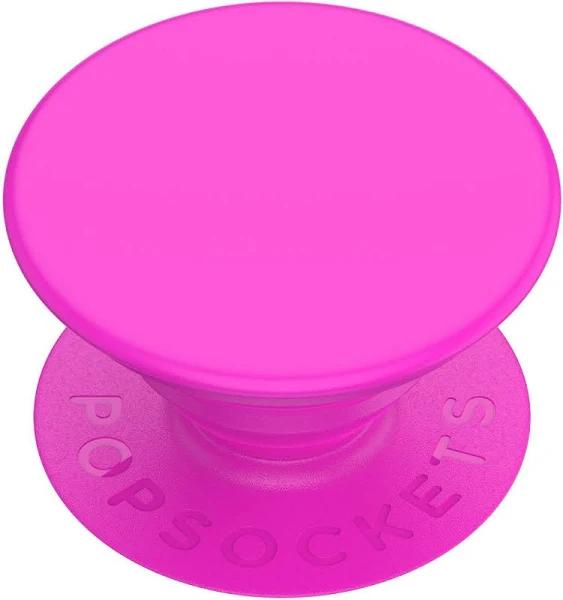 PopSockets Swappable PopGrip (Neon Pink)