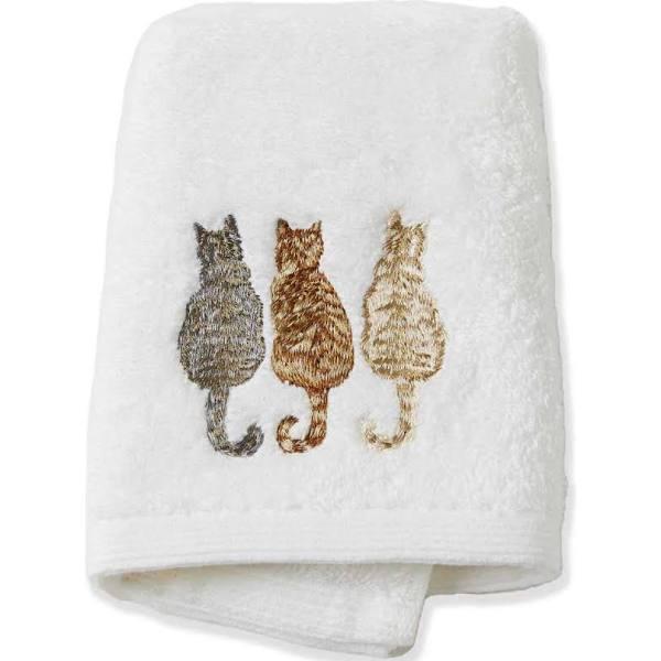 Pilbeam Living Purrfect Cotton Face Washer - White 32x32cm