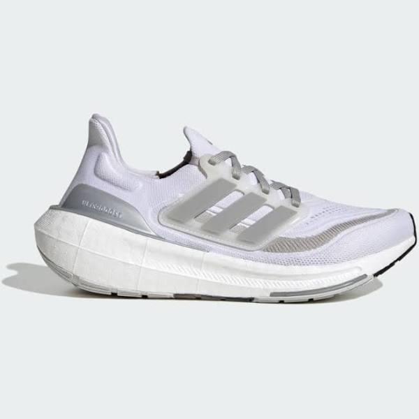 Adidas Ultraboost Light Shoes White / Silver Metallic / Grey 6 - Women Running Trainers