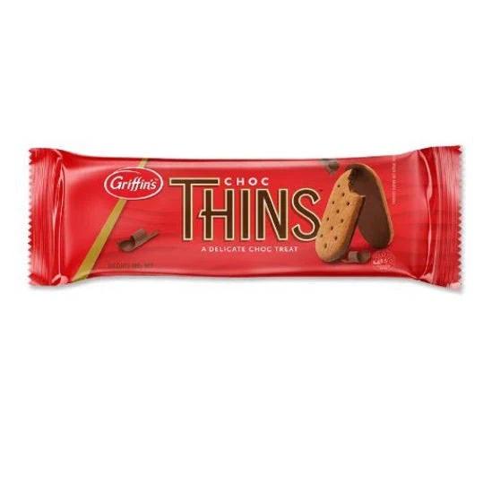 Griffins Choc Thins Biscuits 180g