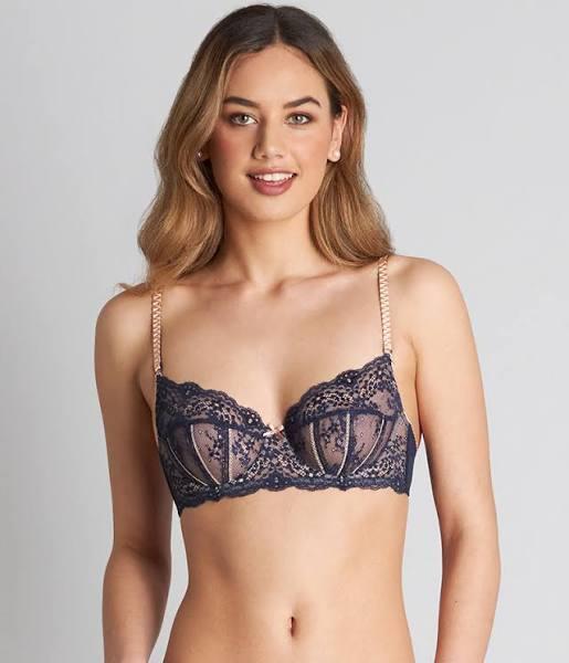 me. by Bendon Sofia Underwire Bra in Peacoat/Bellini Blue 8 D