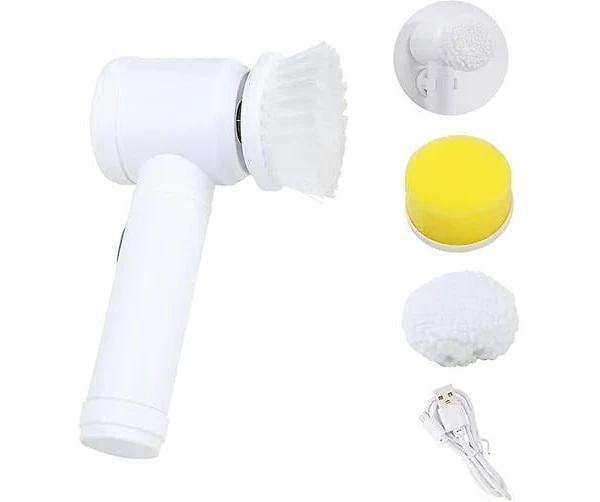 Electric Spin Scrubber Rechargeable Cleaning Tools,grout Brush, Electric Cleaning Brush with 3 Brush