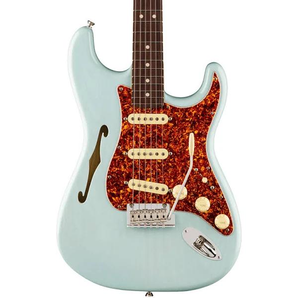 Fender American Professional II Stratocaster Thinline (Transparent Daphne Blue)