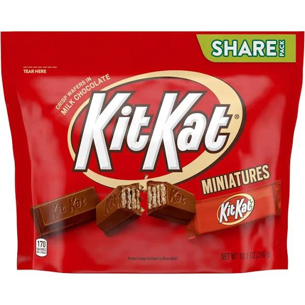 Kit Kat Miniatures Milk Chocolate Wafer Candy Bars, Individually Wrapp