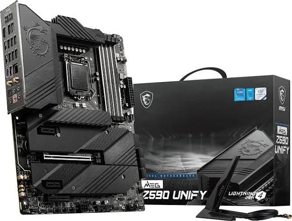 MSI Meg Z590 Unify LGA 1200 ATX Intel Motherboard