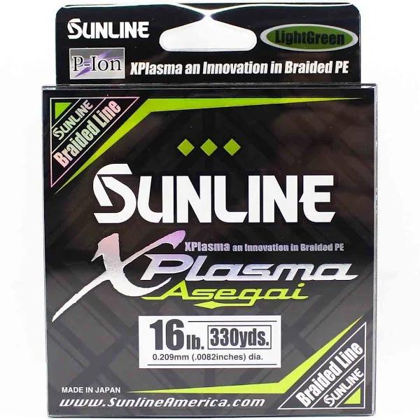 Sunline x Plasma Asegai Braid 300m Spools 16lb